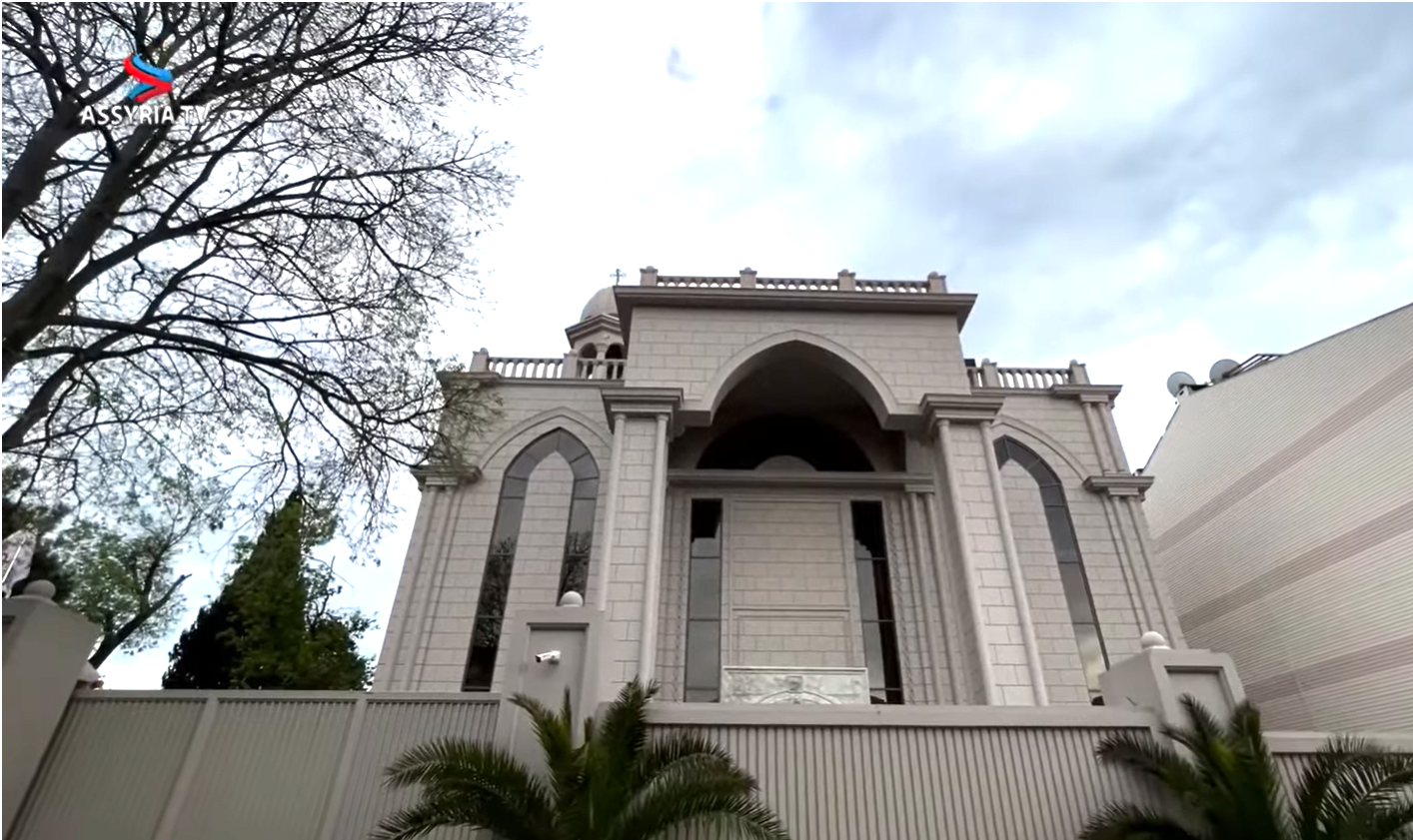 聖厄弗冷敘利亞東正教教會是土耳其共和國第一個興建的教堂。 （YouTube@Assyria TV影片截圖）
